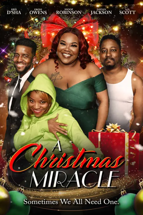 Movie poster "A Christmas Miracle"