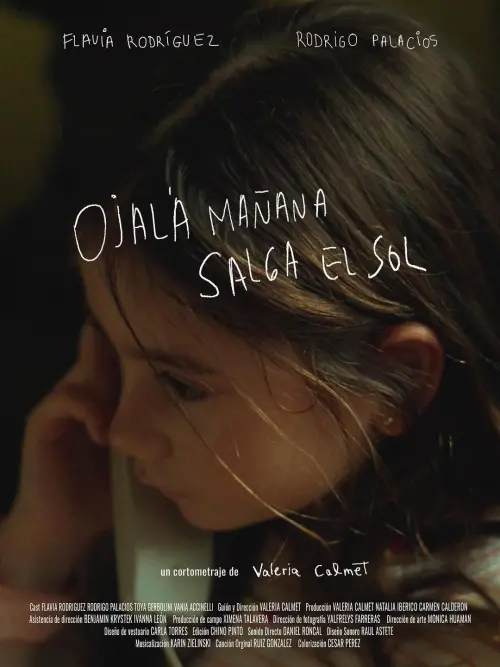 Movie poster "Ojalá mañana salga el sol"