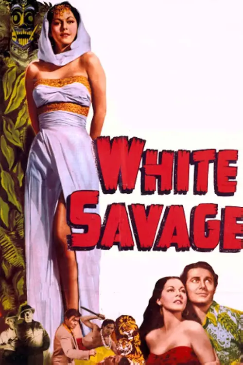 Movie poster "White Savage"