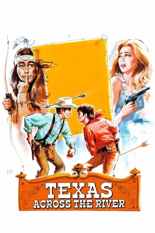 Movie poster "Texas Across the River"