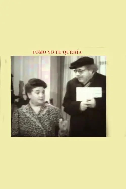 Movie poster "Como yo te quería"
