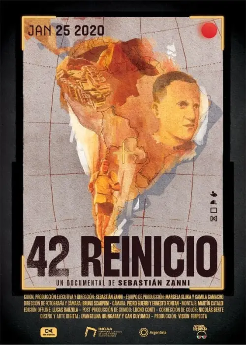 Movie poster "42 Reinicio"