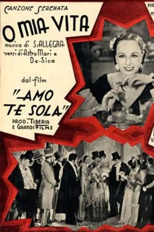 Movie poster "Amo te sola"