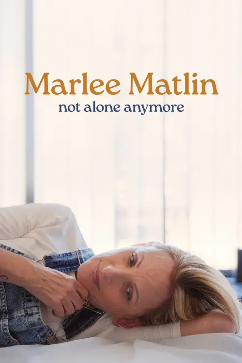 Movie poster "Marlee Matlin: Not Alone Anymore"