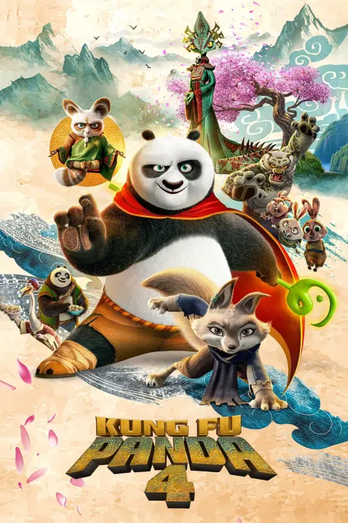 Movie poster "Kung Fu Panda 4"