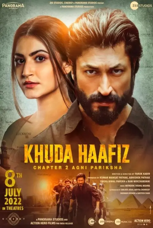 Movie poster "Khuda Haafiz Chapter 2: Agni Pariksha"