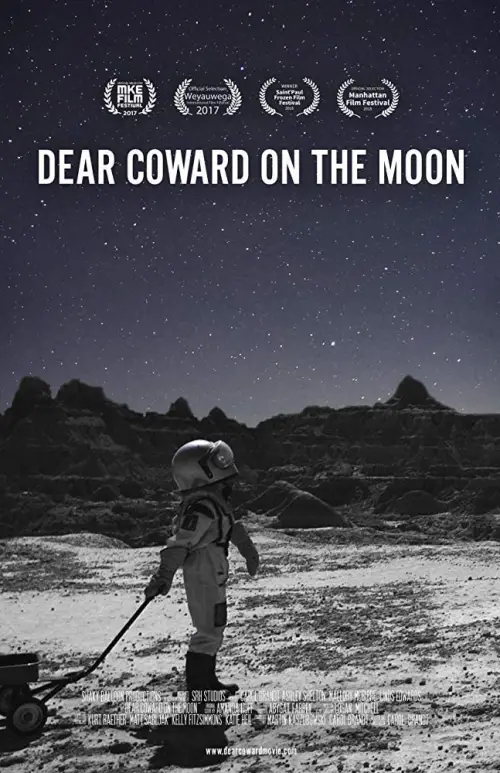 Movie poster "Dear Coward on the Moon"