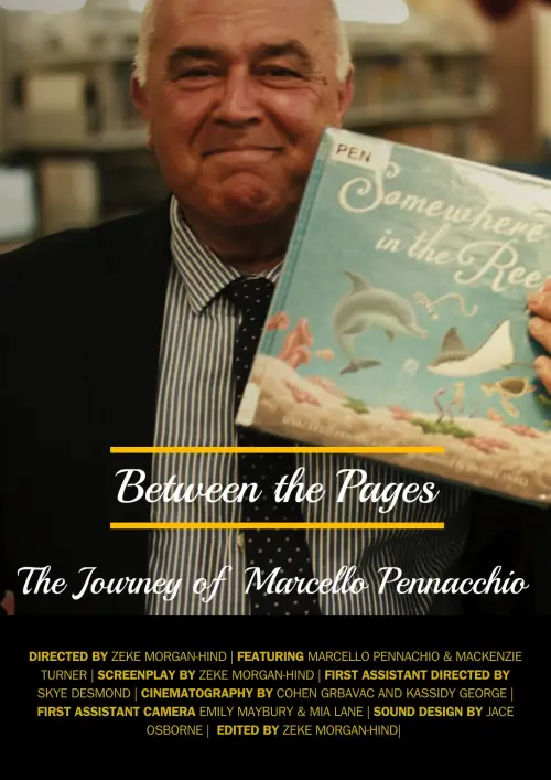 Movie poster "Between Pages: The Story of Marcello Pennacchio"