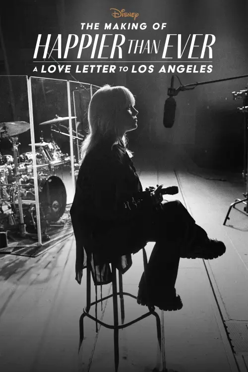Movie poster "The Making of Happier Than Ever: A Love Letter to Los Angeles"