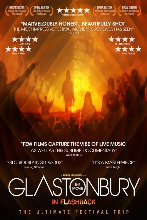Movie poster "Glastonbury: The Movie in Flashback"
