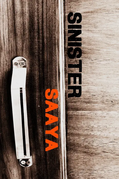 Movie poster "Sinister Saaya"
