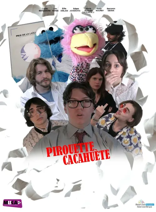 Movie poster "Pirouette, cacahuète"