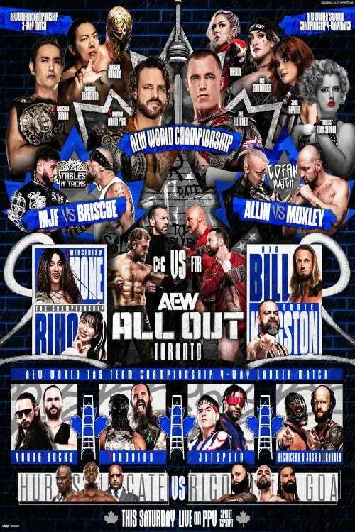 Movie poster "AEW All Out 2025"