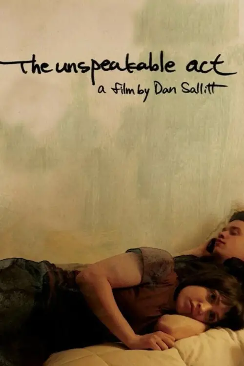 Movie poster "The Unspeakable Act"