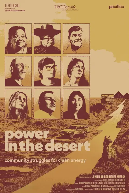 Movie poster "Power in the Desert"
