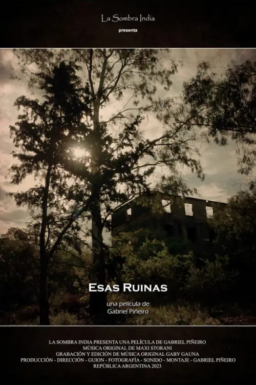 Movie poster "Those Ruins"
