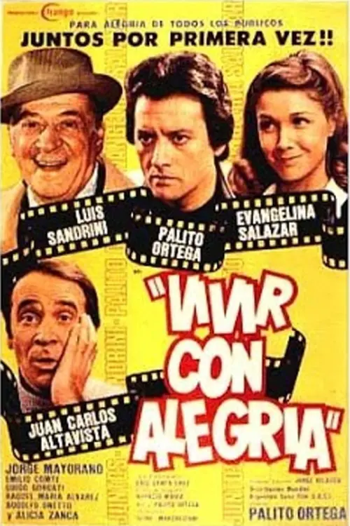 Movie poster "Vivir con alegría"