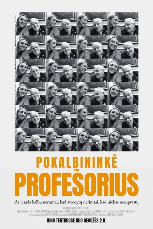 Movie poster "Pokalbininkė ir profesorius"