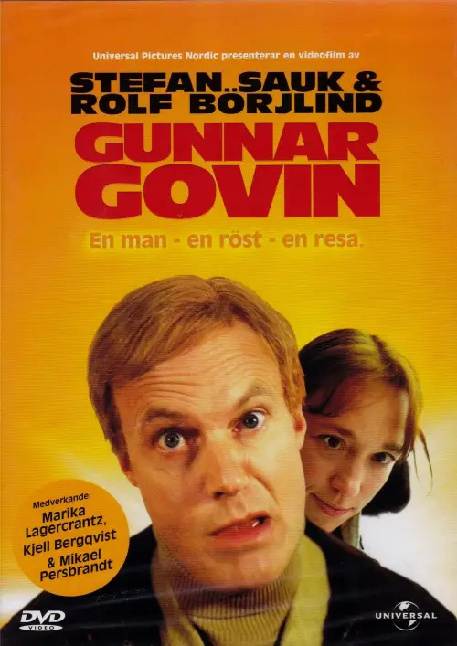 Movie poster "Gunnar Govin - en man, en röst, en resa"
