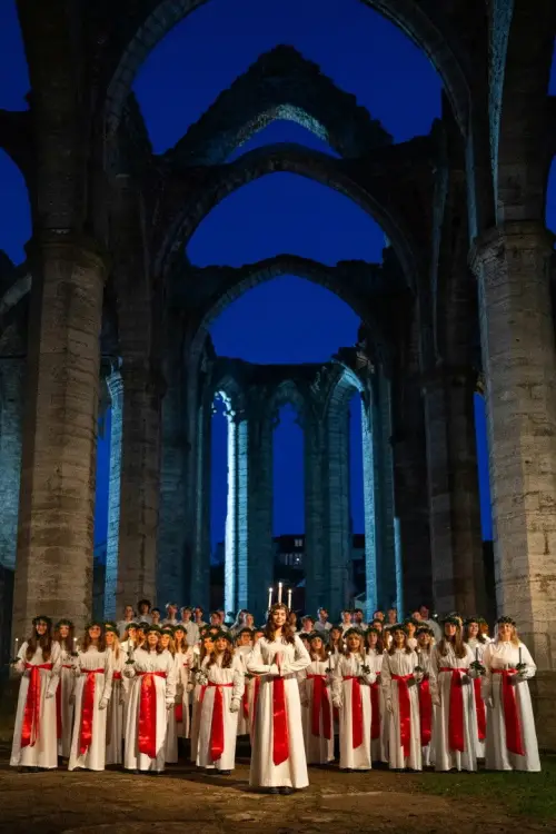 Movie poster "Luciamorgon från Visby"