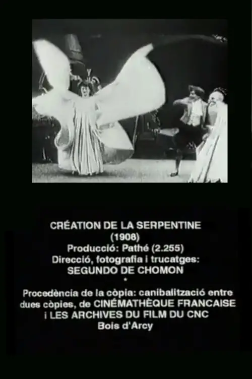 Movie poster "Beginning of the Serpentine Dance"