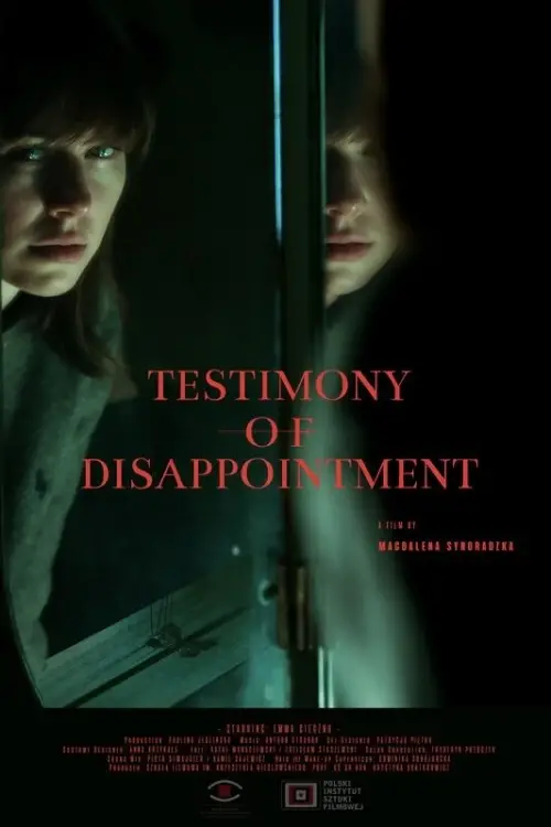 Movie poster "Testimony of Disappointment"