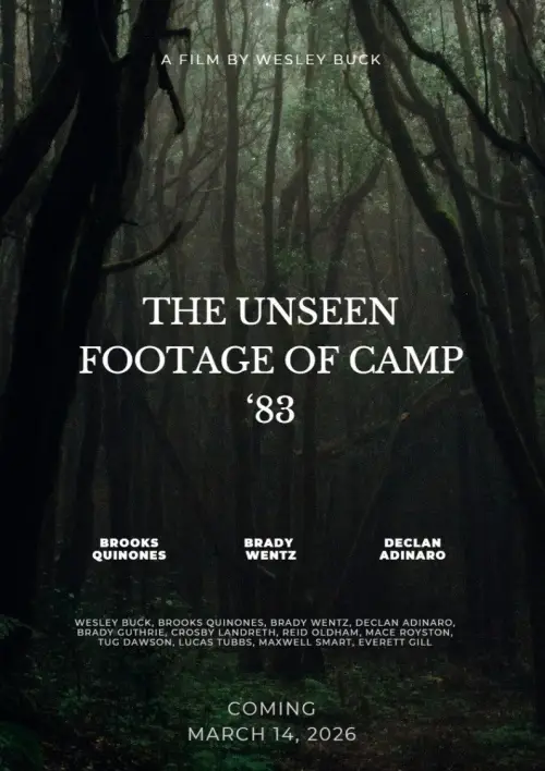 Movie poster "The Unseen Footage of Camp 