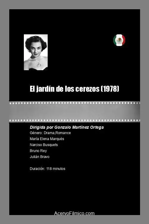 Movie poster "El jardín de los cerezos"