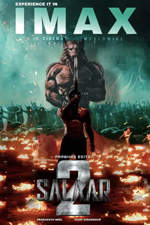 Movie poster "Salaar: Part 2 - Shouryaanga Parvam"