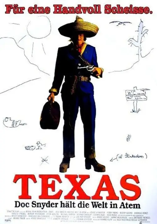Movie poster "Texas - Doc Snyder hält die Welt in Atem"