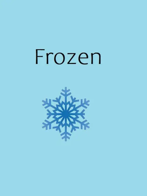 Movie poster "Frozen"