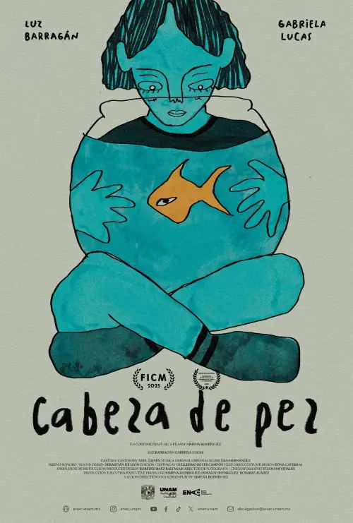 Movie poster "Cabeza de pez"