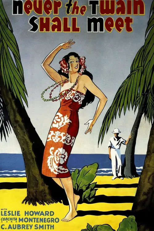 Movie poster "Never the Twain Shall Meet"