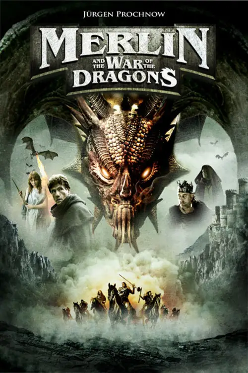 Movie poster "Merlin and the War of the Dragons"