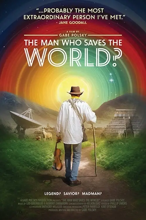 Movie poster "The Man Who Saves the World?"