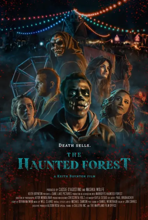 Movie poster "The Haunted Forest"