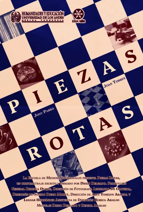 Movie poster "Piezas Rotas"