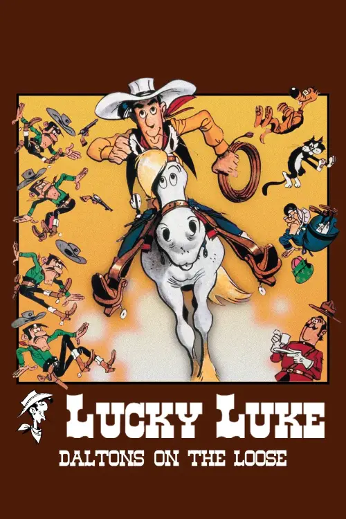 Movie poster "Lucky Luke: Daltons on the Loose"