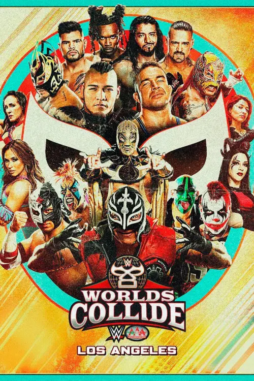 Movie poster "WWE/AAA Worlds Collide 2025"