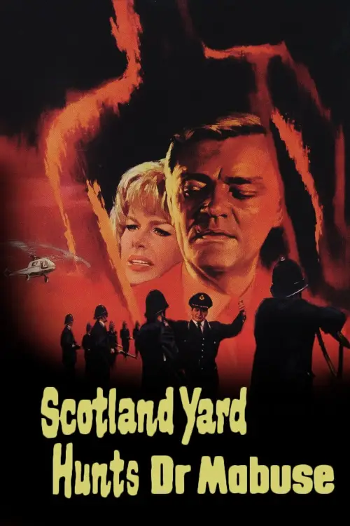 Movie poster "Scotland Yard Hunts Dr. Mabuse"