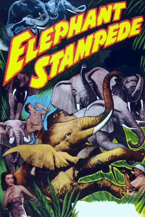 Movie poster "Elephant Stampede"