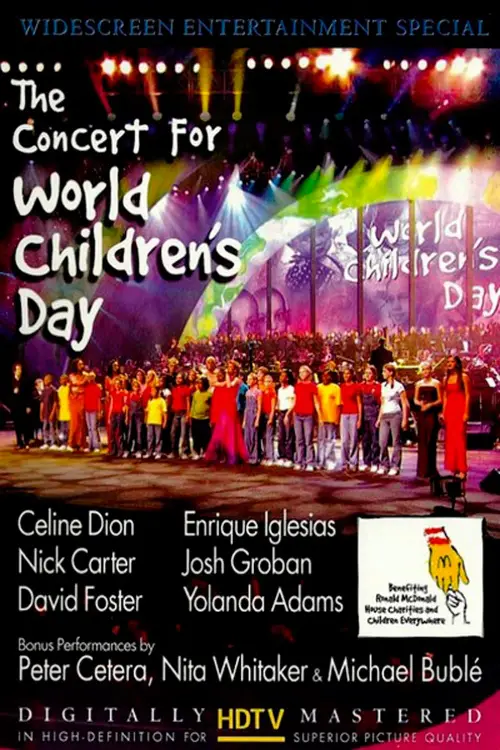Movie poster "The Concert For World Children