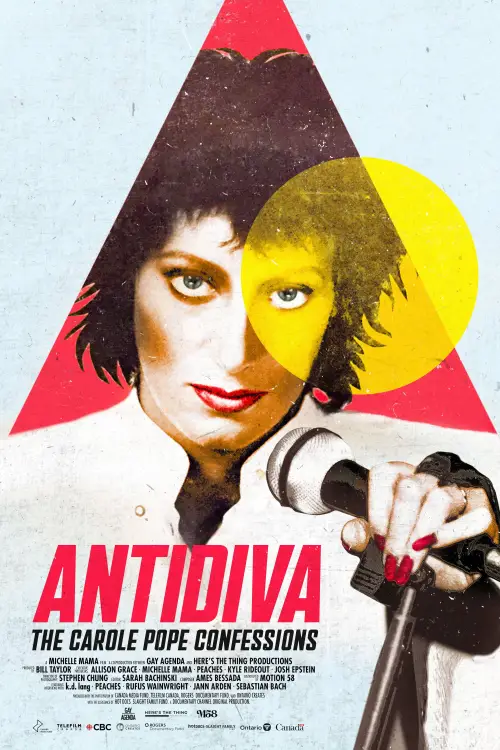 Movie poster "AntiDiva: The Carole Pope Confessions"