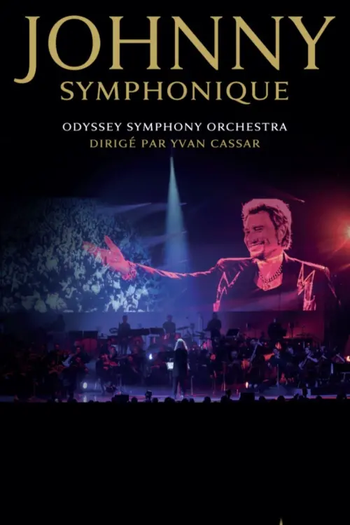Movie poster "Johnny Hallyday symphonique"