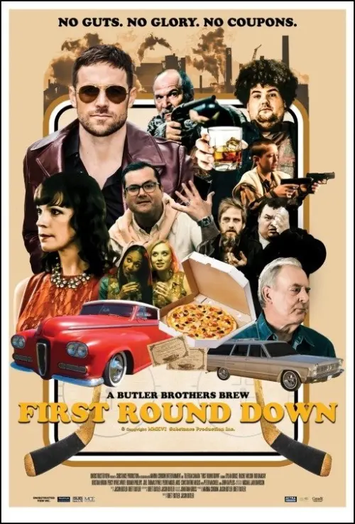 Movie poster "First Round Down"