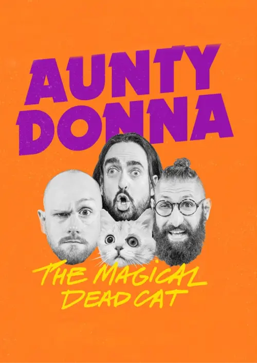 Movie poster "Aunty Donna: The Magical Dead Cat"