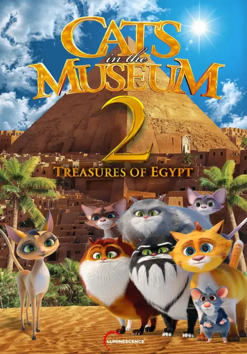 Movie poster "Cats in the Museum 2: Treasures of Egypt"