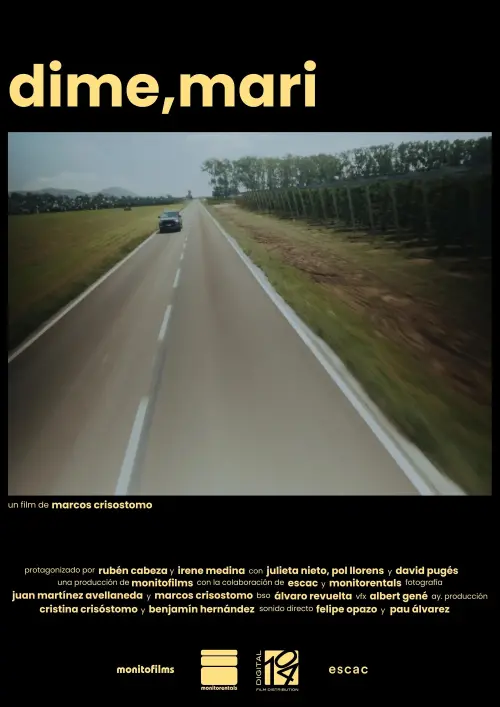 Movie poster "Dime, Mari"