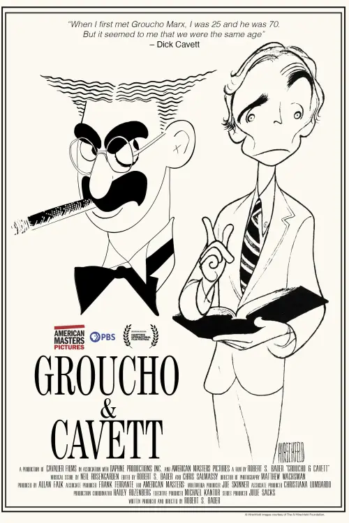 Movie poster "Groucho & Cavett"