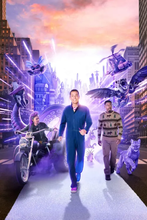 Movie poster "Harold and the Purple Crayon"